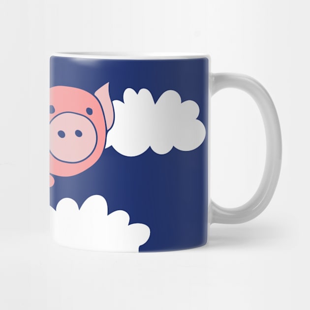 When pigs fly flying pig by bubbsnugg